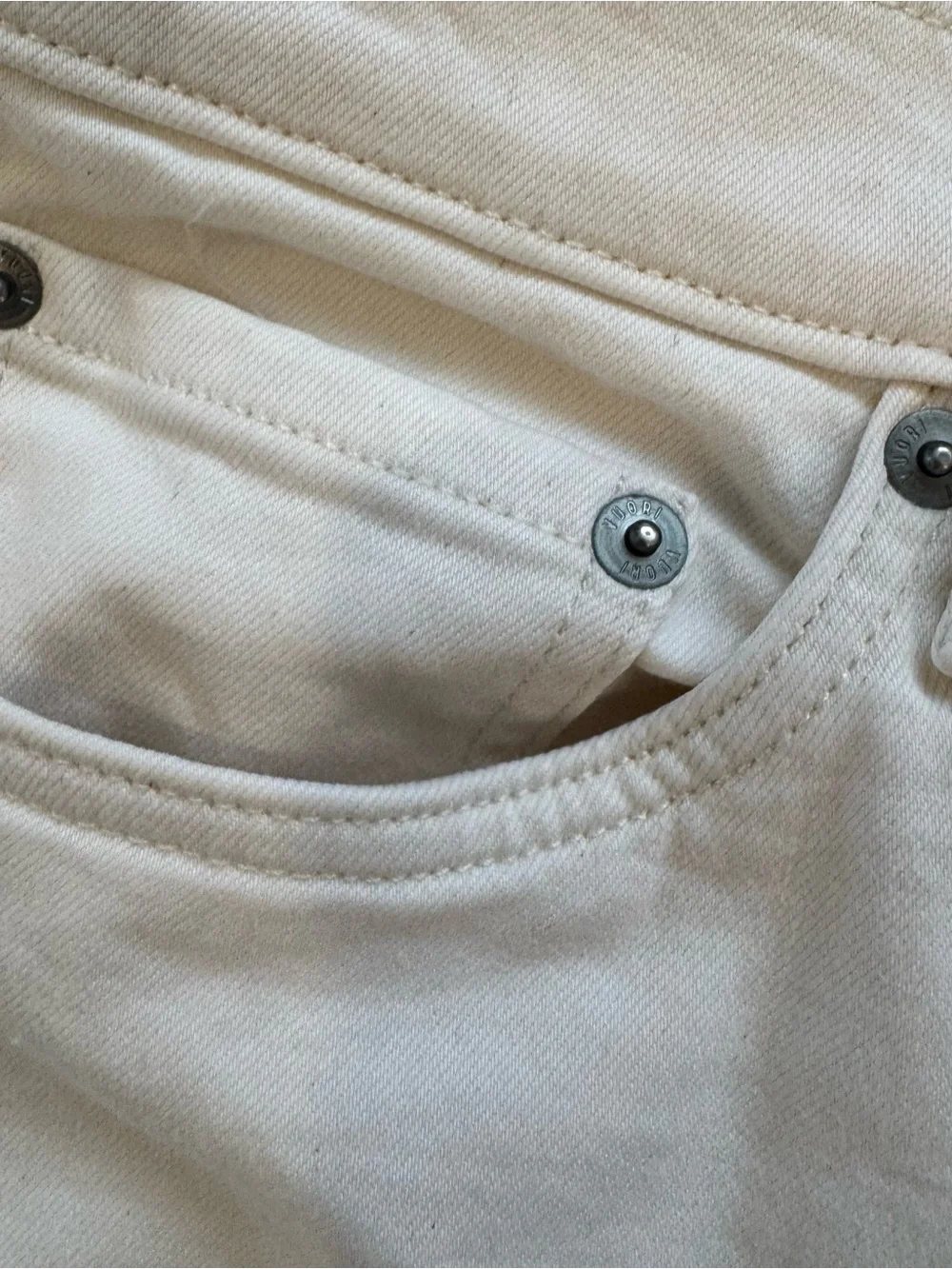 Vuori Mens 28 Pants Benton Stretch Twill Pant Classic Fit Natural Ivory 5 Pocket